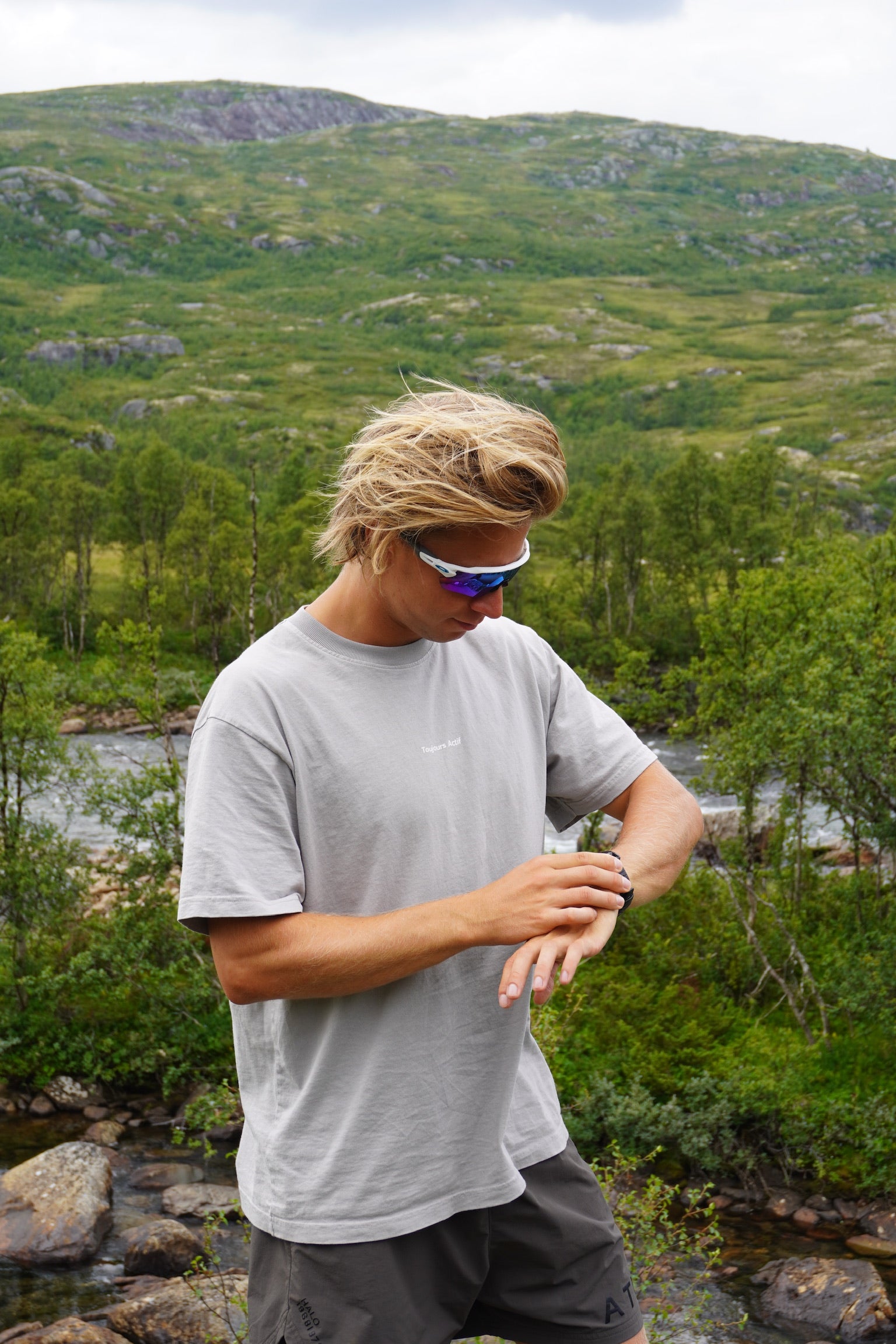 Oversized T-shirt | Grå