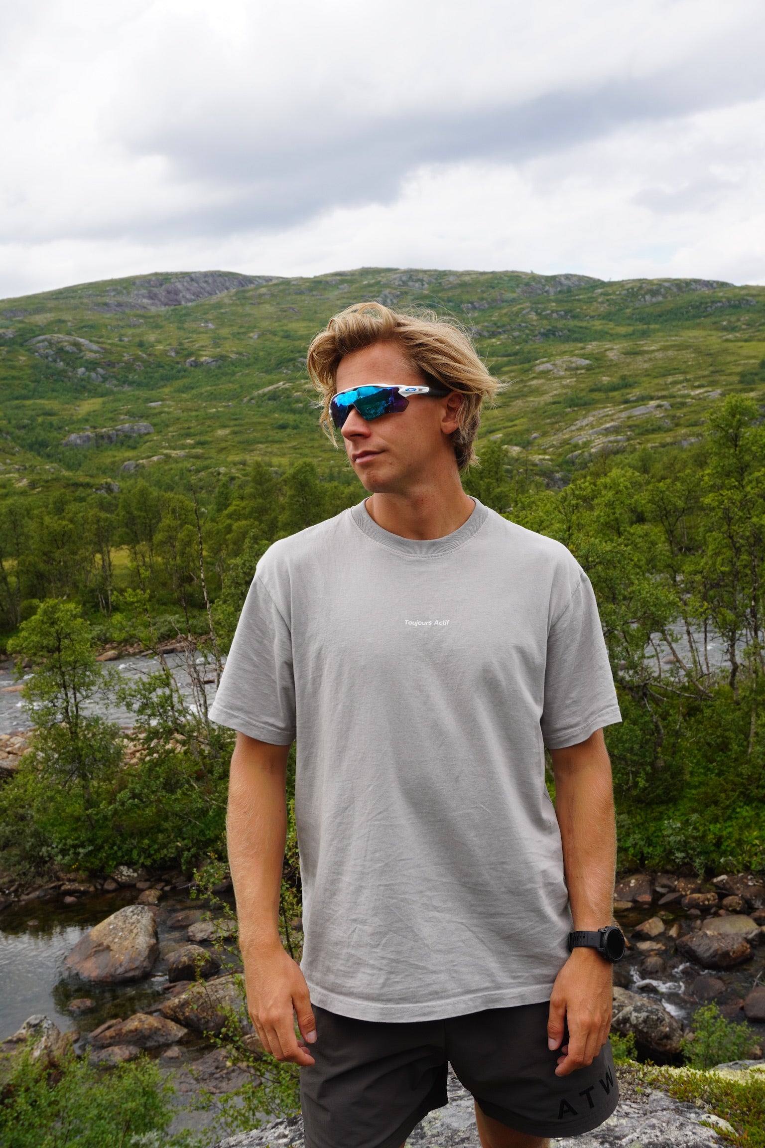 Oversized T-shirt | Grå