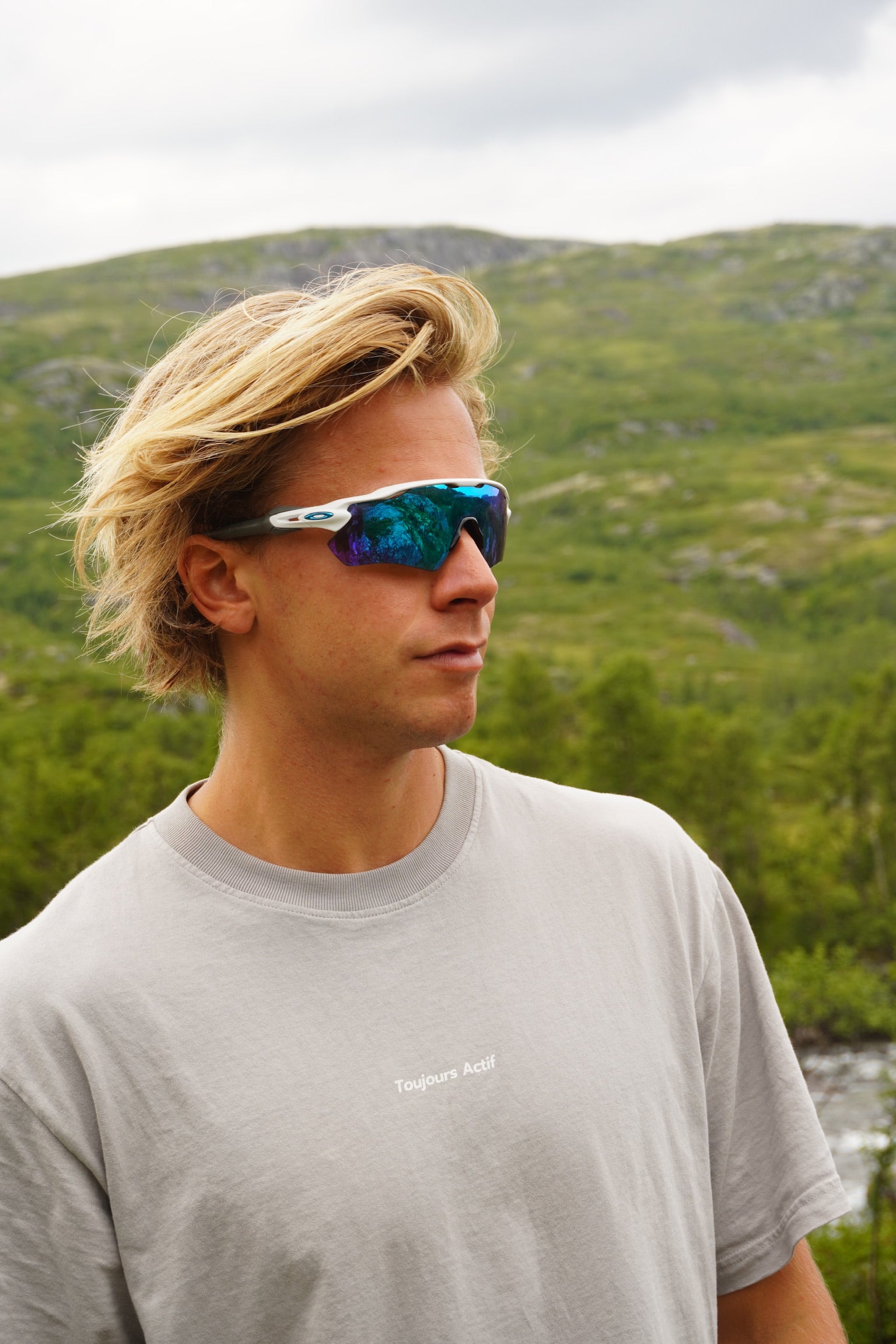 Oversized T-shirt | Grå