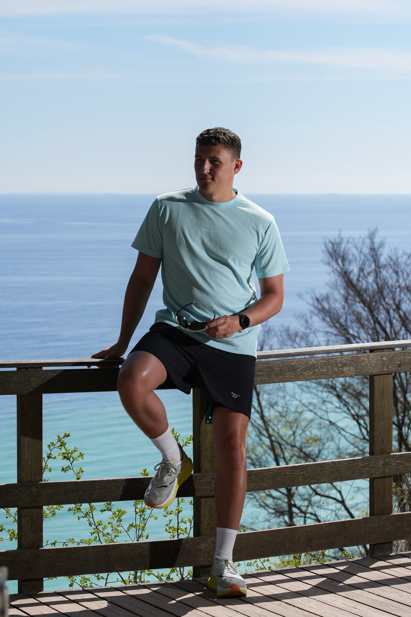 Running T-Shirt | Lyseblå
